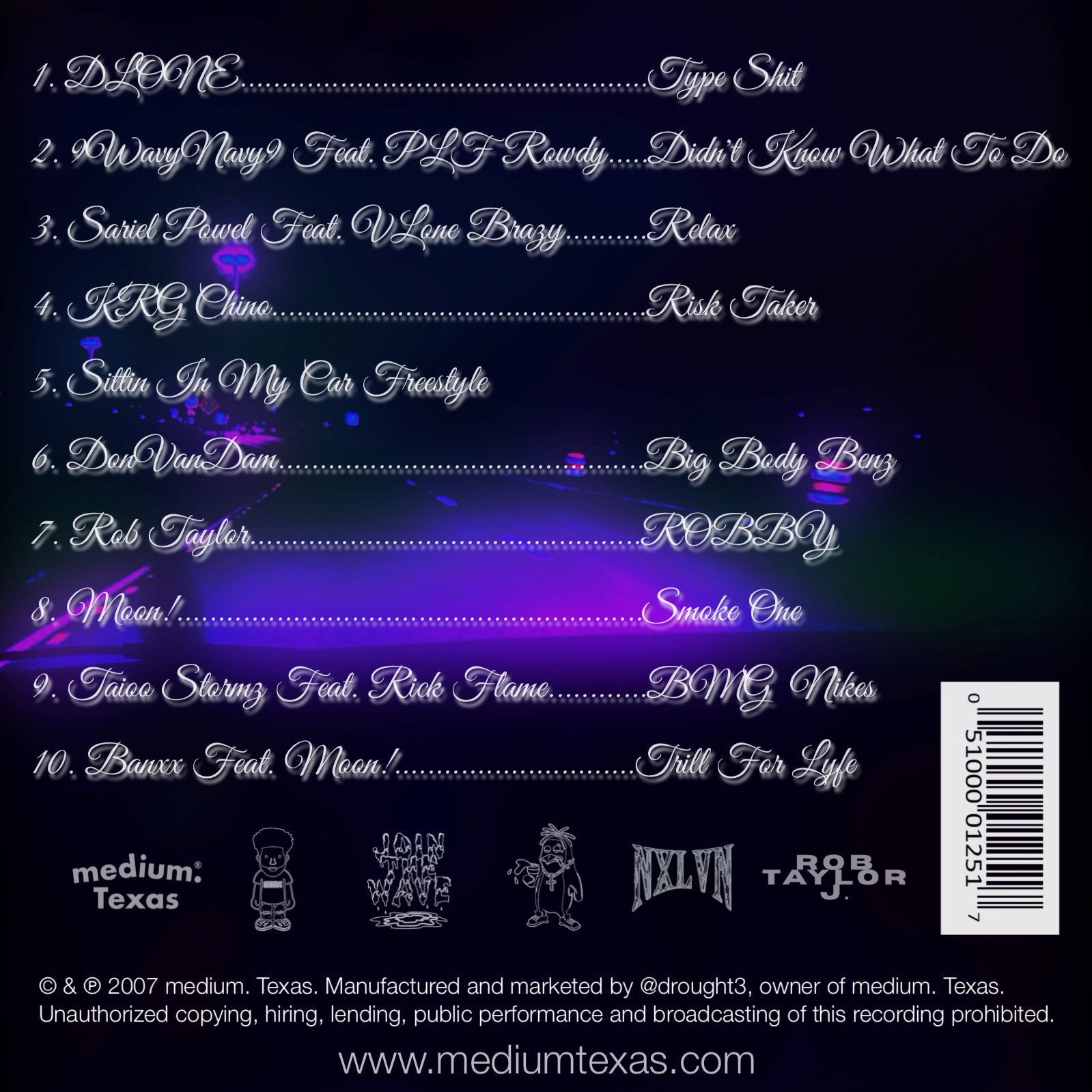 medium. Texas. Vol. 1